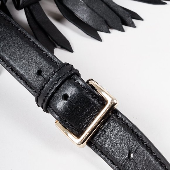 Valentino Black Demilune Rockstud Flap Satchel - Picture 7 of 16